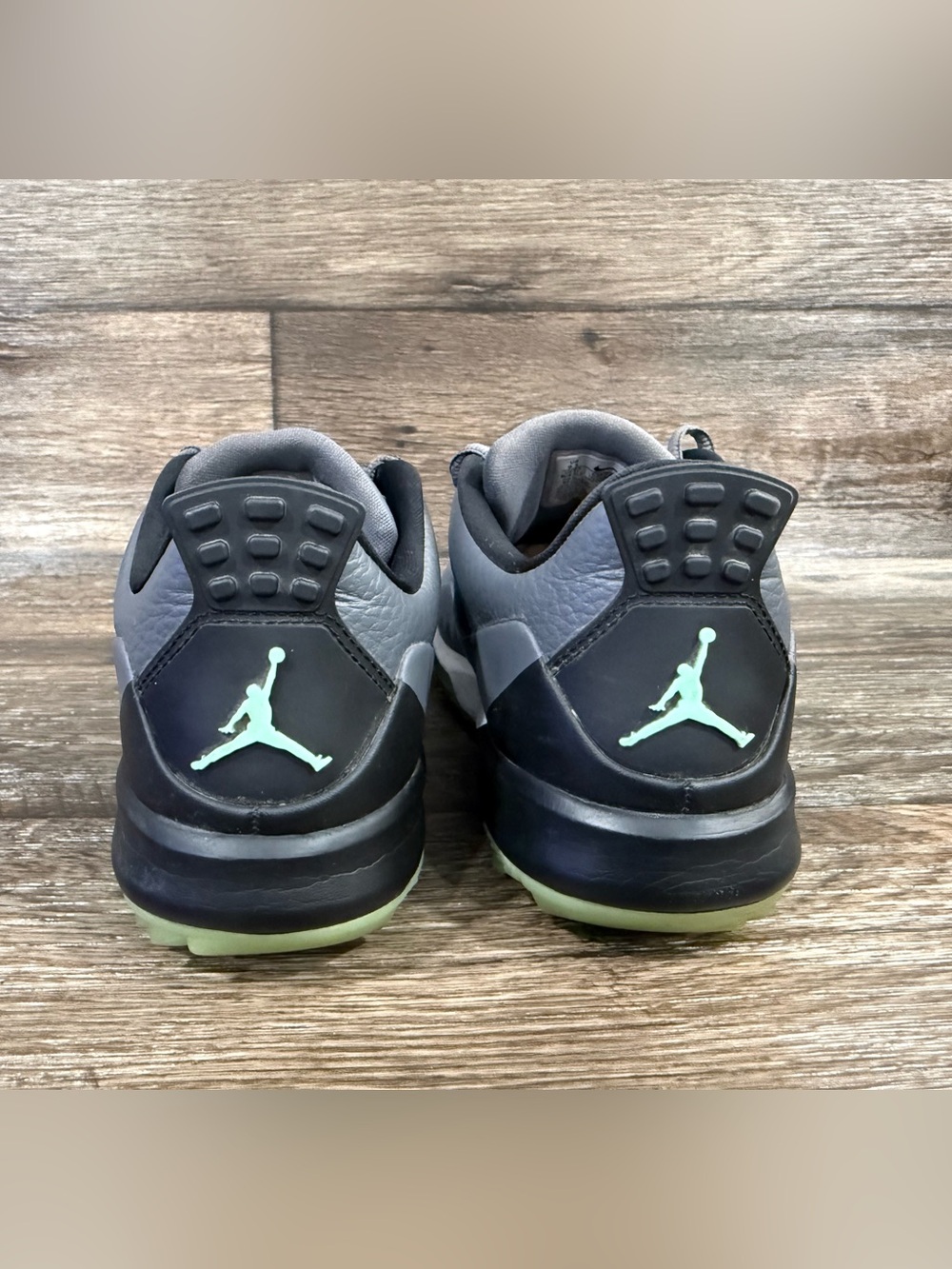 Nike Air Jordan ADG3 Mens Golf Shoes Dark Grey Green Glow Black Sz 9.5 - Picture 4 of 8